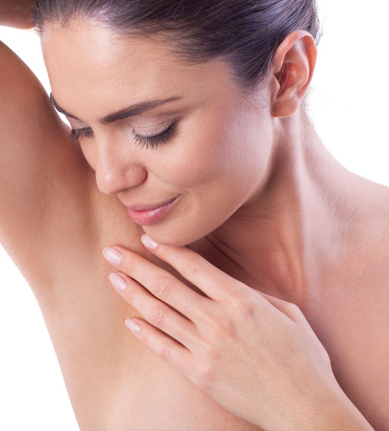 laser hair removal on armpit
